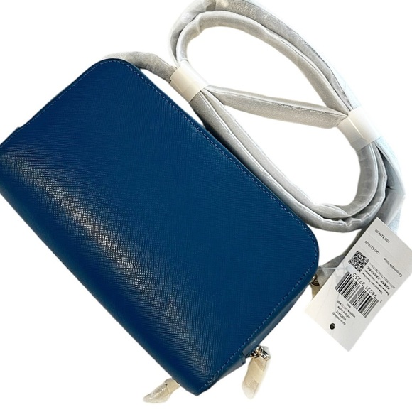 Kate Spade New York STACI DUAL ZIP Around Crossbody Purse in Sapphire - Picture 5 of 8